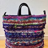 裂き編みバッグ