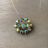 Vintage 60s USA retro aurora bijou brooch