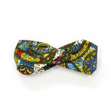 アフリカ布のクロスターバン（アラベスク） ヘアバンド ヘアターバン