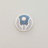 monolog ohanaブローチtypeB BLUE