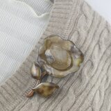 希少模様の【春色】ブラウンアゲート