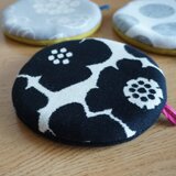 まん丸鍋敷き＆鍋つかみ（花柄）