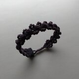 ブレスレット　デコ　ダークグレー