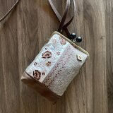 スマホケースがま口(砂色）