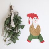 スウェーデンで見つけた、かぎ針編みのサンタクロース No.6513A