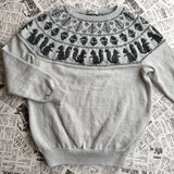 丸ヨークセーター　リス