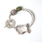 -Karensilver・Jade- bracelet
