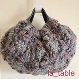 花たくさんのバッグ「DARK SKY」