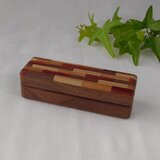 印鑑ケース中(～15ミリ用、赤)