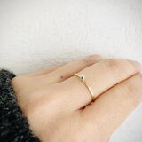 Dot Ring ｜真鍮リング＋Silverつぶ