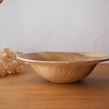 クスノキのオージーカーブボウル（26.5）②〈ガラスコーティング〉【v1863】