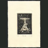 銅版画「白鳥座」