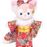 リーナベル 着物 着せ替え コスチューム ケープ&草履付 金彩牡丹 振袖セット No.11 本体無 Sサイズ用 送料無料