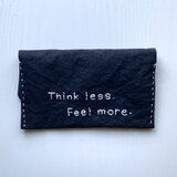 はぎれから生まれた メッセージ刺繍ポーチ