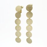 SCA-E21-sgw 【CERCA】ラウンドラインイヤリング（真鍮 ステイタスゴールドW）