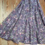 フルフレアスカート　パープル