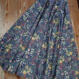 フルフレアスカート　サファイアブルー