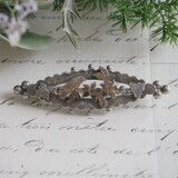 ヴィクトリア 花と鳥のブローチ