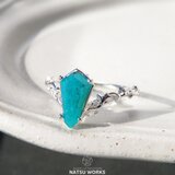 クリソコラ カルセドニー リング / Chrysocolla Chalcedony Ring 231