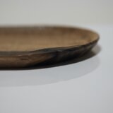 黒柿の楕円盆