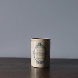 19世紀末 ジャムポット Luneville リュネヴィル 可能性  h13.5cm フランス アンティーク 0502443