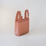 アボカド染｜エコバッグ｜Reji mini｜経年変化を楽しむロウ引きバッグ