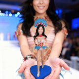 誕生日プレゼント 女性 彼女 オーダーメイド 似顔絵 人形 女友達  写真 から フィギュア 妻 奥さん 肖像画 感謝 車飾り