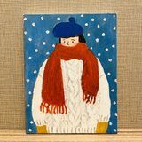 アラン柄のセーター