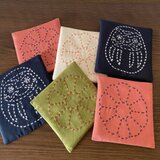 刺し子♡湯呑みのお座布団