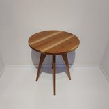 直径60㎝のラウンドテーブル（円卓）【現品】～ホオノキ（朴の木）～