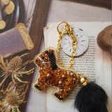 お馬さんのきらきらバッグチャーム