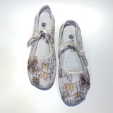 金蝶々の舞うチャイナシューズ (23.5cm)