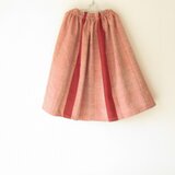 ☆紬着物スカート☆ストライプ♪/31ks059