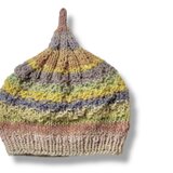 １点限定！　新作2025どんぐりニット帽子　野呂英作毛糸使用　マカロンカラー　クリスマスギフト・プチギフト