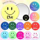 【カラフルスマイルの名入れミラー】ニコ 推し活 引き出物 席次 名前 楽器 吹奏楽 記念品 鏡