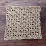 アフガン編みのドイリー