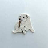 刺繍ワッペン■円山応挙 子犬■カキカキ