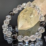 【最強守護・高品質・浄化】モリオン 水晶(プレミアムスターカット)10mm 親玉12mm ブレスレット