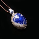 ラピスラズリ＆カイヤナイト「雲の切れ目」個展作品