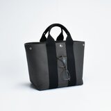 【受注製作】広まちキャンバストート（チャコール×黒）