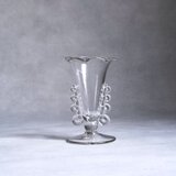 【Heisey Glass Company】ヴィンテージ / アメリカ製 / "Lariat" ガラス花瓶 / クリア