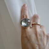 K10[earth garden quartz]ring