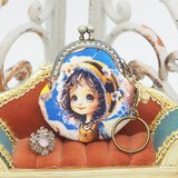 「Honey Baby ２」がま口バッグチャーム（口金5センチ)