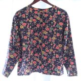 着物リメイク　長袖ブラウス