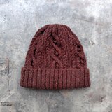 Hand-knitted Cuffed Beanie / ⦿⦿⦿