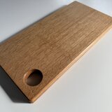 ナラ 無垢カッティングボード 17×150×300mm 亜麻仁油仕上げ 穴付き 1点物