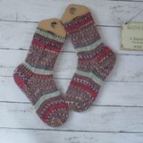 　冷え取りソックス ショートタイプ　Opal KFS 114おばあちゃんの笑顔