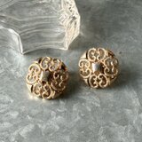 YA158-【 AVON 】エイボン・ヴィンテージイヤリング 1971 "Precious Pretender "