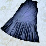 新春セール！濃紺上質ウールプリーツジャンスカ