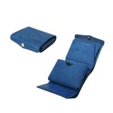 [送料無料] 圧倒的な携行性！カードサイズの極小三つ折り財布『timik ティミック』ブルー
